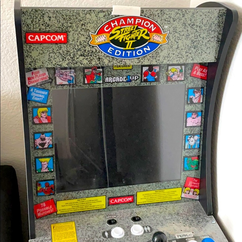 ArcadeUp StreetFighter2 game